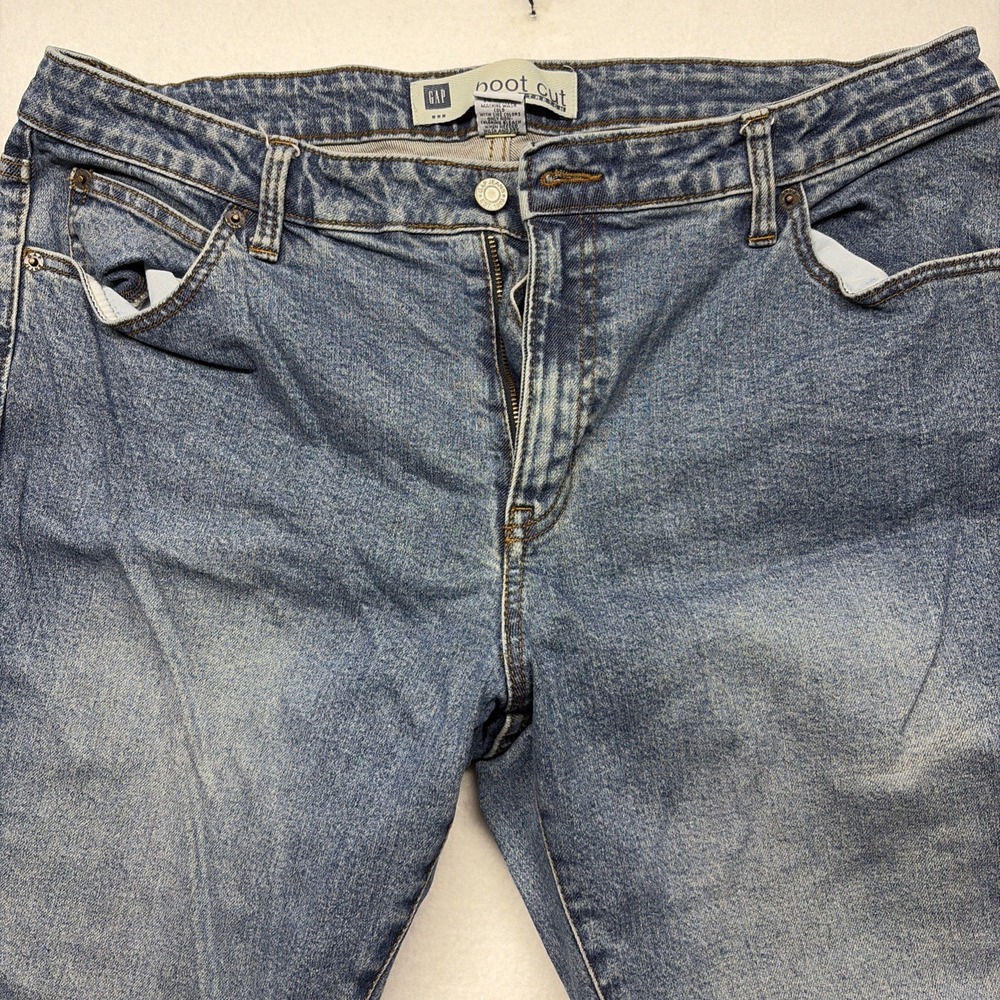 Gap‎ Jeans Womens 16 Boot Cut Stretch Classic Dark Wash Denim 2000s